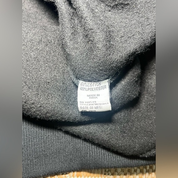 Huntington BC Men's Two Tone Grey Pullover Sweatshirt/Hoodie,Size Small - Picture 9 of 9